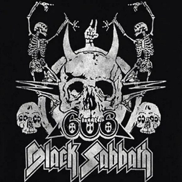 Black Sabbath Distressed Dancing Skeletons Shirt - Picture 4 of 4